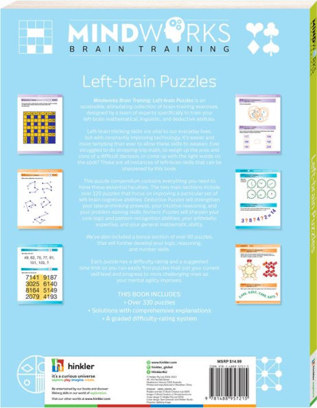 Mindworks Left Brain Puzzles