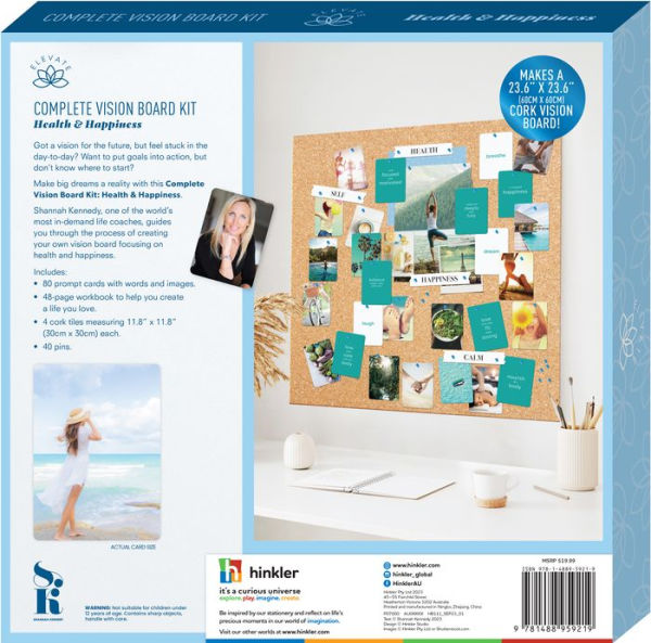 Complete Vision Board Kit Health & Happiness (B&N)