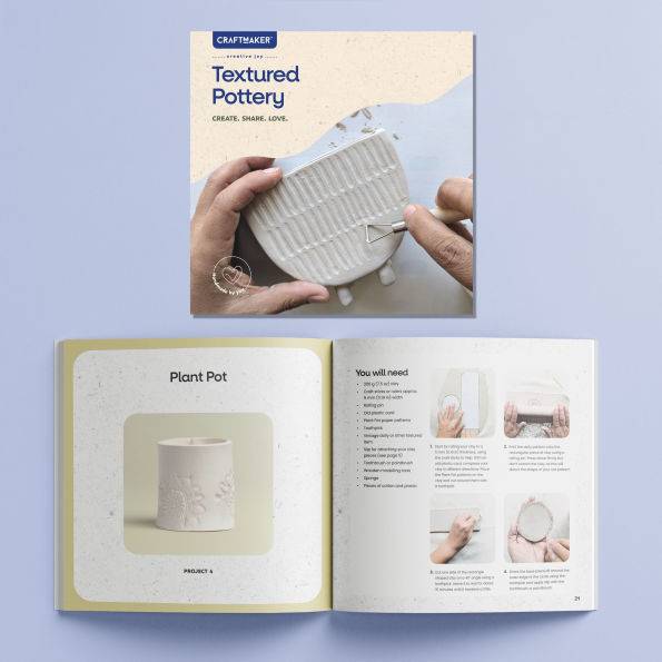 CraftMaker - Textured Pottery Kit