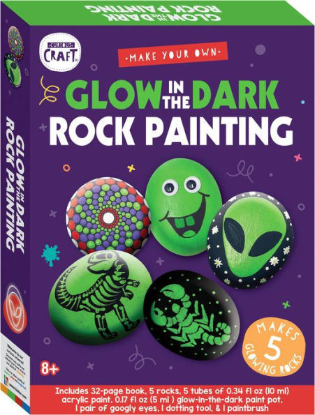 Curious Craft Glow-in-the-Dark Rock Painting