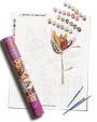 Two Proteas Paint by Numbers Kit & Canvas - DIY Adult Craft Kit - Artist Designed