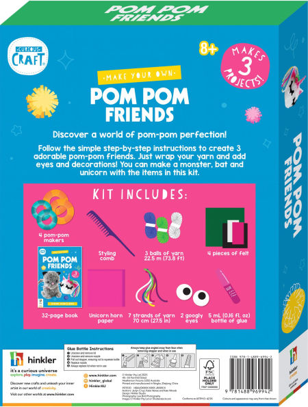 Curious Craft Pom Pom Friends