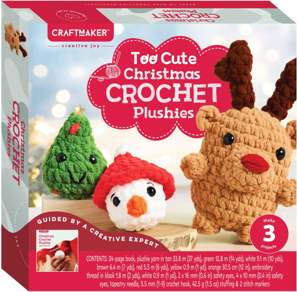 Deluxe Christmas Crochet Plushies Kit