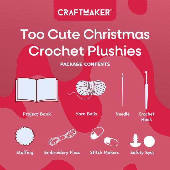 Deluxe Christmas Crochet Plushies Kit