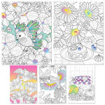 Alternative view 3 of Pop Velvet Botanicals Coloring Kit