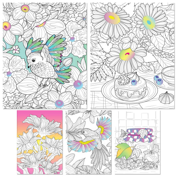 Pop Velvet Botanicals Coloring Kit