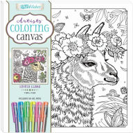 Title: Artmaker Artist's Coloring Canvas: Lovely Llama, Author: Hinkler Books