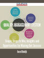 Quality Management System - Simple Steps to Win, Insights and Opportunities for Maxing Out Success