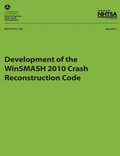 Development of the WinSMASH 2010 Crash Reconstruction Code