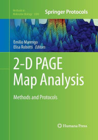 Title: 2-D PAGE Map Analysis: Methods and Protocols, Author: Emilio Marengo
