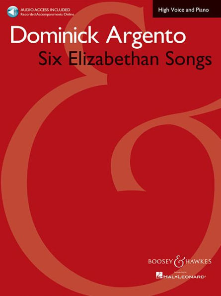 Six Elizabethan Songs - New Edition - High Voice Book/Online Audio