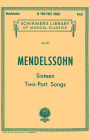 16 Two-part Songs: Schirmer Library of Classics Volume 377 Vocal Duets