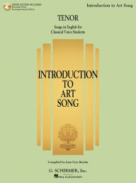 Title: Introduction to Art Song for Tenor: Songs in English for Classical Voice Students, Author: Hal Leonard Corp.