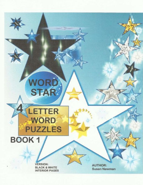 WORD STAR 4 Letter Word Puzzles - Book 1