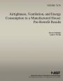 Airtightness, Ventilation And Energy Consumption in a Manufactured House: Pre-Retrofit Results