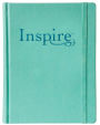 Inspire Bible NLT (Hardcover LeatherLike, Aquamarine): The Bible for Coloring & Creative Journaling