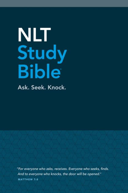 NLT Study Bible (Hardcover Cloth, Blue, Red Letter) By Tyndale ...