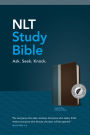 NLT Study Bible, TuTone (LeatherLike, Twilight Blue/Brown, Indexed)