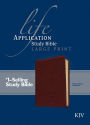KJV Life Application Study Bible, Second Edition, Large Print (Red Letter, LeatherLike, Brown)