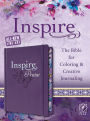 Inspire PRAISE Bible NLT (Hardcover LeatherLike, Purple): The Bible for Coloring & Creative Journaling