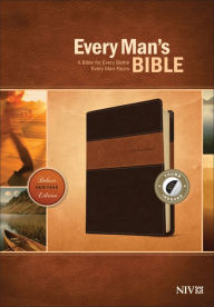 Title: Every Man's Bible NIV, Deluxe Heritage Edition, TuTone (LeatherLike, Brown/Tan, Indexed), Author: Tyndale