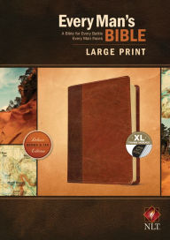 Title: Every Man's Bible NLT, Large Print, TuTone (LeatherLike, Brown/Tan, Indexed), Author: Tyndale