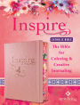 Inspire Catholic Bible NLT (Hardcover LeatherLike, Rose Gold): The Bible for Coloring & Creative Journaling