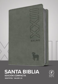 Title: Santa Biblia NTV, Edición compacta, Salmo 23 (SentiPiel, Gris), Author: Tyndale