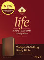 NIV Life Application Study Bible, Third Edition (LeatherLike, Brown/Mahogany)