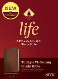 Title: NIV Life Application Study Bible, Third Edition (LeatherLike, Brown/Mahogany, Red Letter), Author: Tyndale