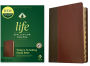 NLT Life Application Study Bible, Third Edition (LeatherLike, Brown/Mahogany, Indexed, Red Letter)