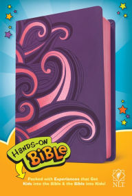 Title: Hands-On Bible NLT (LeatherLike, Purple/Pink Swirls), Author: Tyndale