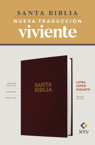 Title: Santa Biblia NTV, letra súper gigante (Tapa dura, Vino tinto, Letra Roja), Author: Tyndale