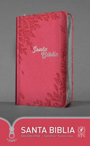 Title: Santa Biblia NTV, Edición zíper, Flores rosa (SentiPiel), Author: Tyndale