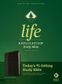 NLT Life Application Study Bible, Third Edition (LeatherLike, Black/Onyx, Red Letter)