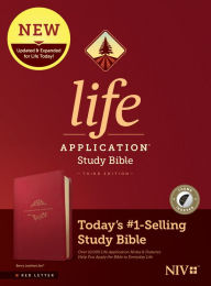 Title: NIV Life Application Study Bible, Third Edition (LeatherLike, Berry, Indexed, Red Letter), Author: Tyndale
