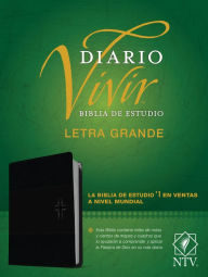 Title: Biblia de estudio del diario vivir NTV, letra grande (SentiPiel, Negro/Ónice, Letra Roja), Author: Tyndale Bible