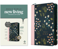 Title: NLT Large Print Thinline Reference Zipper Bible, Filament Enabled (LeatherLike, Meadow Navy & Pink , Indexed, Red Letter), Author: New Living Translation