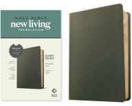 Title: NLT Personal Size Giant Print Bible, Filament-Enabled Edition (Genuine Leather, Olive Green, Red Letter), Author: Tyndale