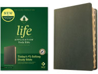 Title: NLT Life Application Study Bible, Third Edition (Genuine Leather, Olive Green, Indexed, Red Letter), Author: Tyndale