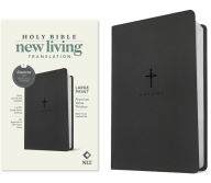 Title: NLT Large Print Premium Value Thinline Bible, Filament-Enabled Edition (LeatherLike, Black Cross), Author: Tyndale