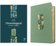 Title: NLT One Year Chronological Study Bible (LeatherLike, Sage Green Mosaic), Author: Tyndale