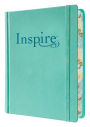 Inspire Bible NLT (Hardcover LeatherLike, Aquamarine, Filament Enabled): The Bible for Coloring & Creative Journaling