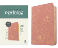 Title: NLT Large Print Thinline Center-Column Reference Bible, Filament Enabled (LeatherLike, Pink Gold Floral, Red Letter), Author: New Living Translation