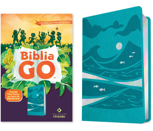 Biblia GO para niños NTV (SentiPiel, Verde azulado): Una Biblia para niños que transforma