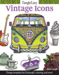 Title: TangleEasy Vintage Icons: Design templates for Zentangle(R), coloring, and more