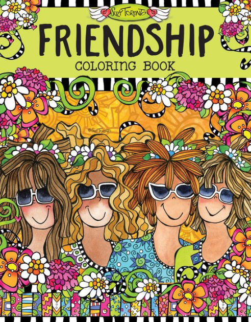 Friendship Coloring Book Paperback