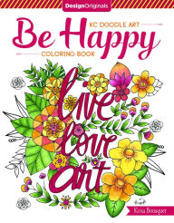 Title: KC Doodle Art Be Happy Coloring Book, Author: Krisa Bousquet