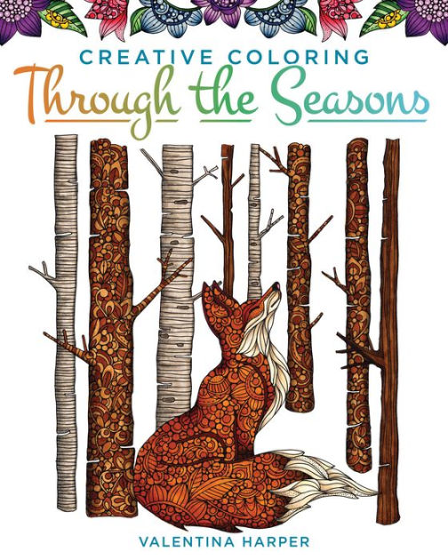 Creative Coloring Through the Seasons by Valentina Harper, Coloring