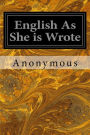 English As She is Wrote